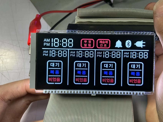 Настройка отрицательного VA 6 O Clock LCD дисплей передающий цифровой графический LCD стеклянный VA панель для умного дома