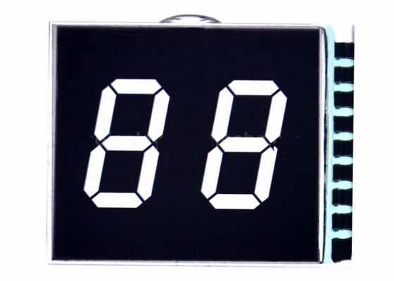Черноты VA размера дисплея LCD контактного разъема дисплей Monochrome изготовленной на заказ белый