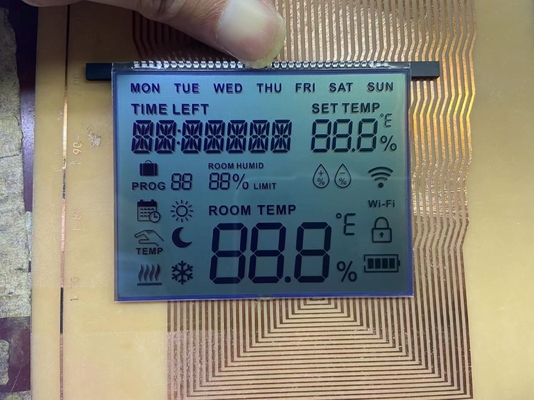 Положительный цифровой FSTN LCD экран 6 O Clock Custom Transmissive Display TN Lcd Модуль для термостата