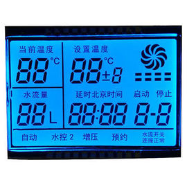 Статический/динамический экран ЛКД цифров для механического этапа метров жары 7