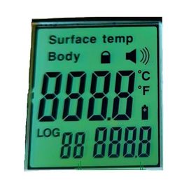 Интерфейс LCD зебры делит на сегменты дисплей для ультракрасного термометра