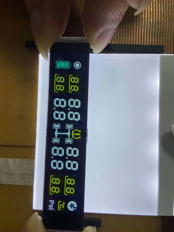 Отрицательная цифра DFSTN LCD Screen Custom Transmissive Display TN Lcd Модуль для измерения давления в шинах