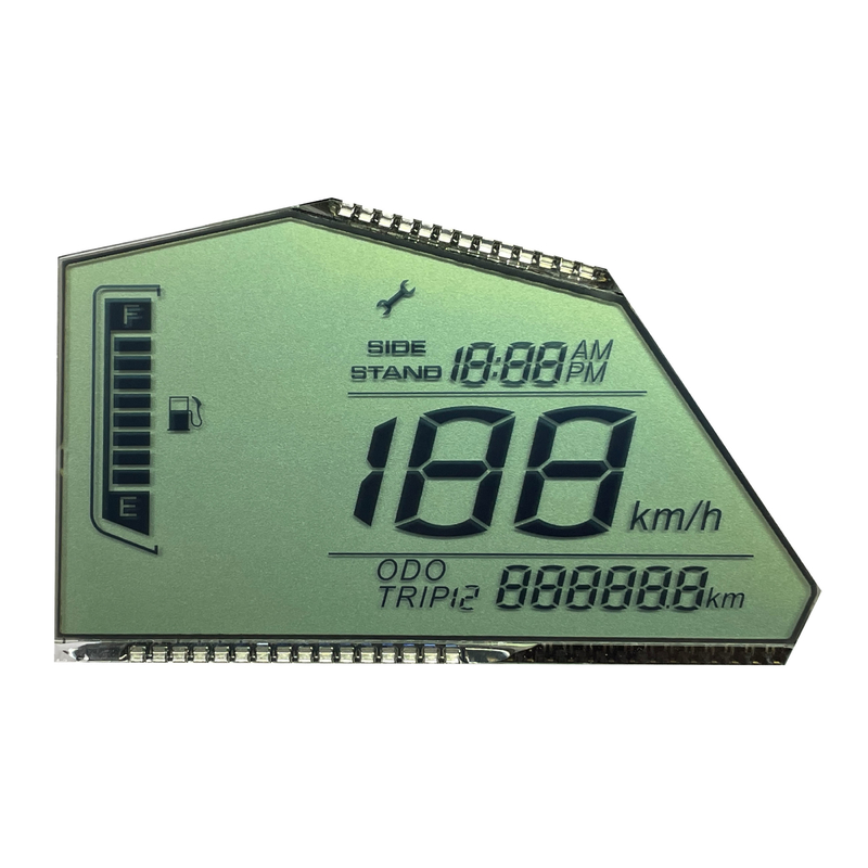 5.0 V Провизионный HTN LCD дисплей Сегмент кода Экрана Настройка скорости приборной панели