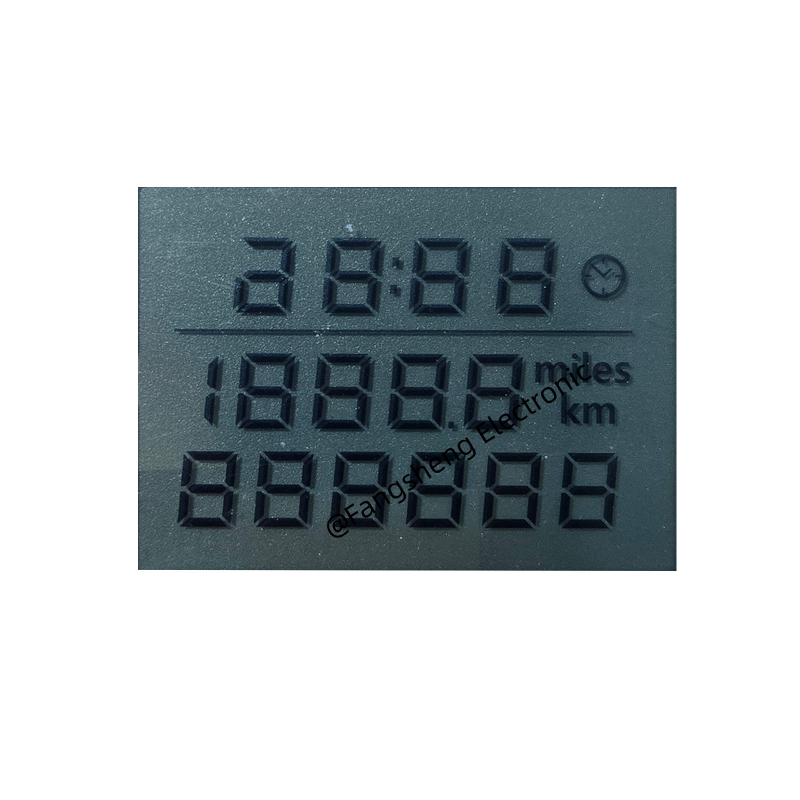 Пользовательский ЖК-дисплей для спидометра OEM ODM сегментный ЖК-дисплей для мотоциклов TN монохромный ЖК-дисплей