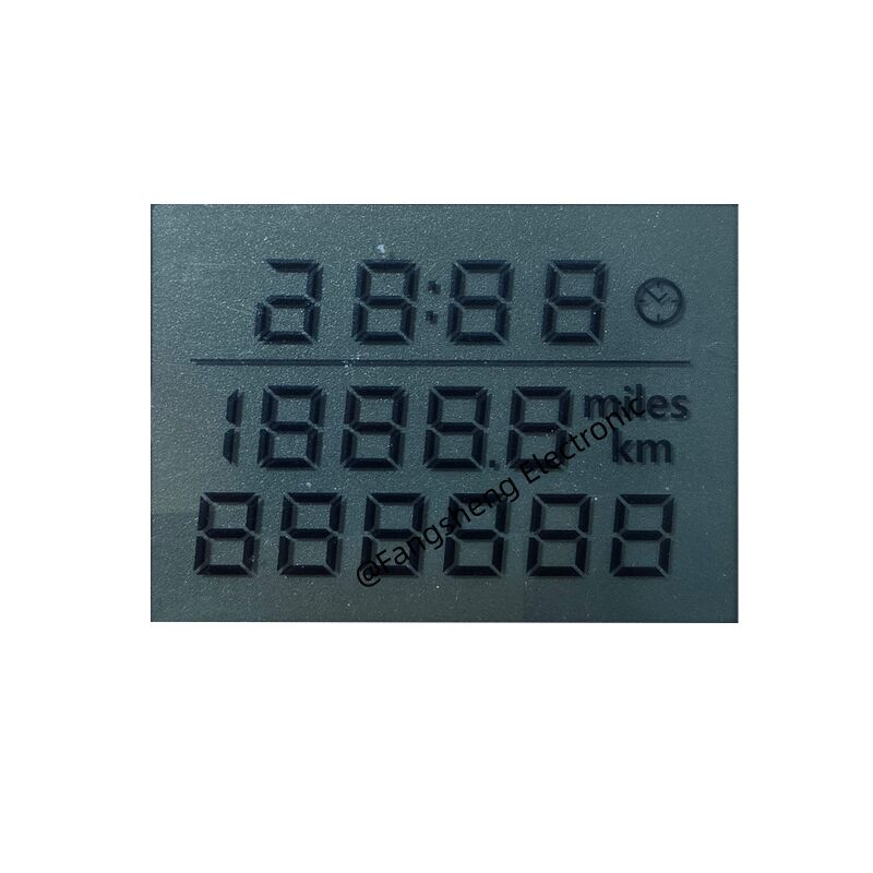 Пользовательский ЖК-экран для мотоциклов TN LCD, термосвариваемый разъем, сегмент спидометра, ЖК-дисплей, поддержка OEM