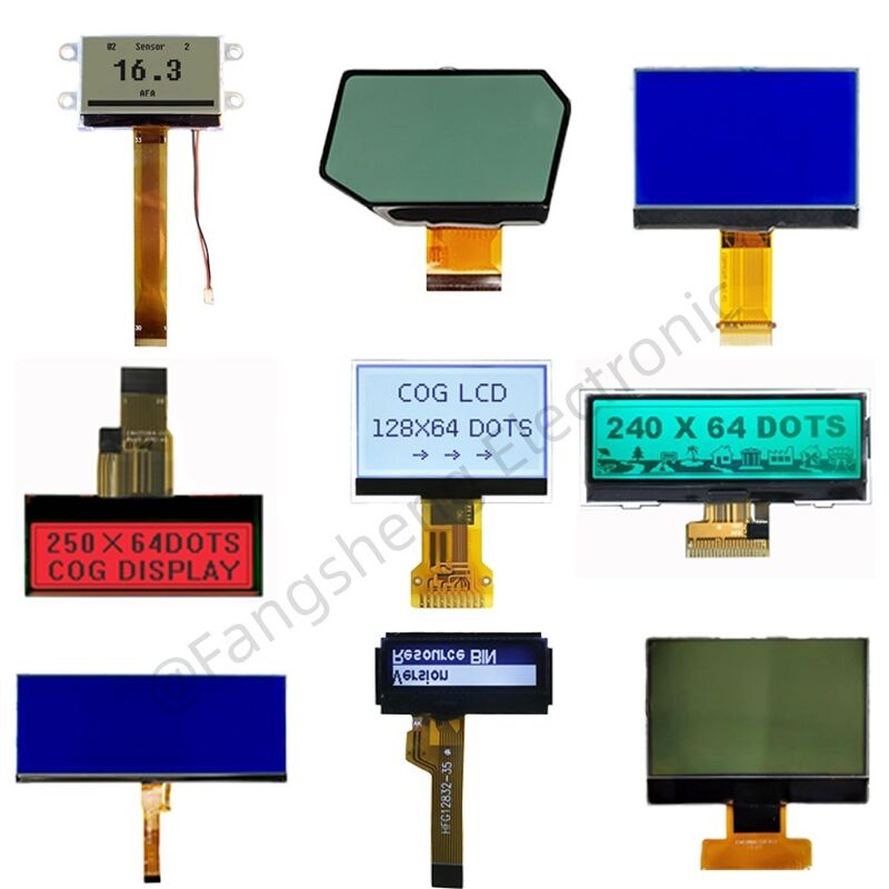 OEM COG LCD 128x64 192x64 240x128 COG LCD Factory ST7567 COG Дисплей для промышленного управления
