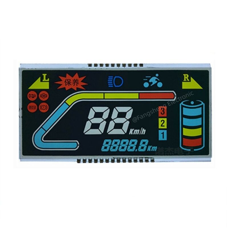 Пользовательский HTN LCD/STN LCD/VA LCD/LCD сегментный дисплей/Пользовательский ЖК/ЖК-экран для электронного велосипеда, мотоцикла/автомобильной/приборной панели