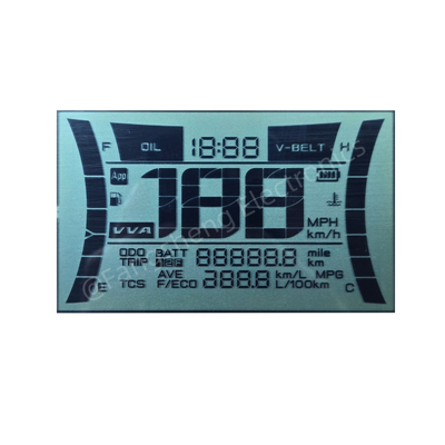 Custom LCD Display 7 Segment Motorcycle Speedometer Htn LCD Screen Transflective Motorcycle Speedometer Manufacturer